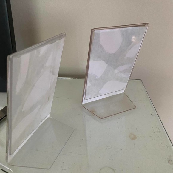 Vintage clear photo frames - Picture 4 of 4